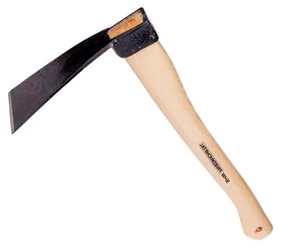 Produktbild von Setzhacke für Forstpflanzen, 45 cm Eschenholzstiel in Kuhfuß-Form