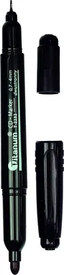 Produktbild von CD/DVD permanent doppelseitiger Marker 0,7 mm/4 mm Titanum