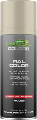 Produktbild von COLORS Sprühlack - 400ml Spraydose | RAL1015 - Hellelfenbein Glanz