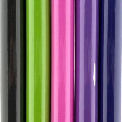 Produktbild von Benza Geschenkpapier - Farbiges Geschenkpapiersortiment KE12 - 200 x 70 - 5 Rollen