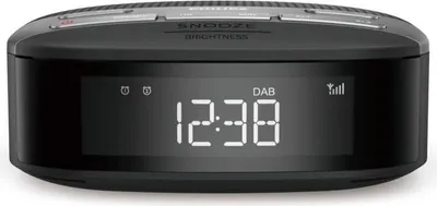 Produktbild von Philips Audio Radiowecker Radio DAB+ (Doppelter Alarm, Sleep Timer, Kompaktes Design, DAB+/UKW Digitalradio, Automatische Zeitsynchronisierung, Batteriesicherung) TAR3505/12