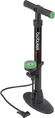 Immagine prodotto di Pompa per bicicletta - Pompa per bicicletta da pavimento - Per gonfiare le gomme - Con manometro - 560 mm - Nera