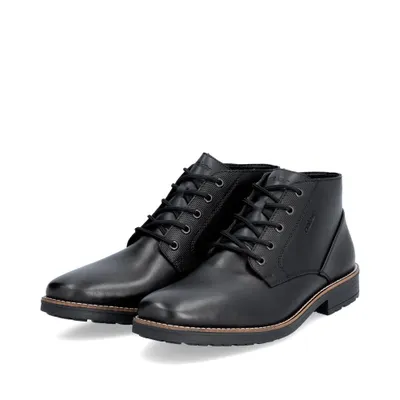 Produktbild von Rieker Herren Echtleder Kurzstiefel schwarz, Herren:45 EU