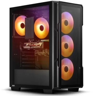 Produktbild von SMX® BattleStation – Intel Core I5-14400F, RTX 5060 Ti 8GB, 32GB RAM, 1TB SSD, ARGB-Beleuchtung, Win11 – Gaming PC
