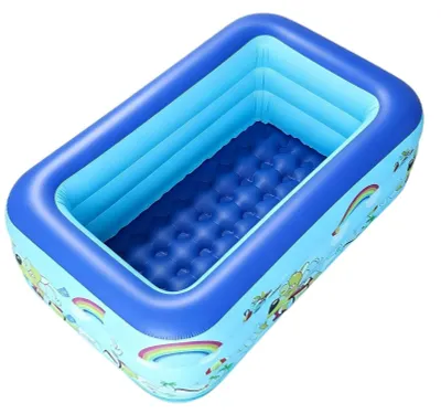 Immagine prodotto di Piscina gonfiabile per bambini - Grande, con fondo a bolle