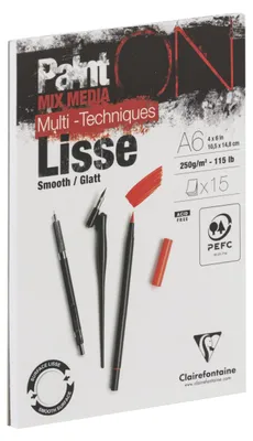 Zdjęcie produktu dla Clairefontaine 960062C, Papier artystyczny, 250 g/m²