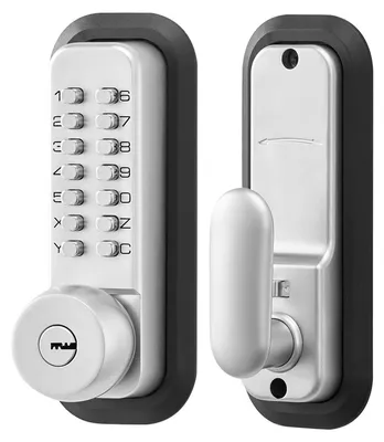 Image de Cadenas mécaniques à code avec verrouillage à bouton unique (code de 4 à 7 chiffres)
