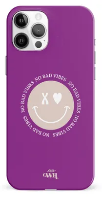 Produktbild von No Bad Vibes Purple  - Kompatibel mit iPhone 12 Pro