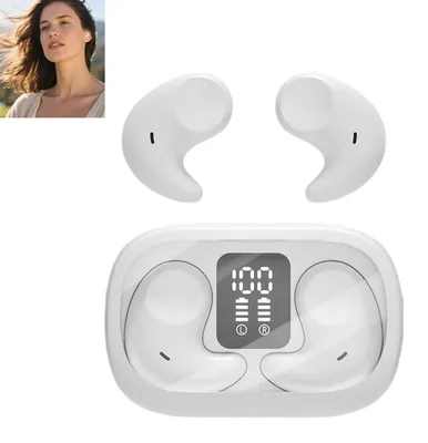Produktbild von Bluetooth Kopfhörer, Sleep Earbuds,Bluetooth 5.4 Ohrhörer zum Schlafen mit passiver Geräuschmaskierung, Bequemes flaches Design, Wireless Stereo Sound