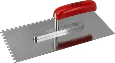 Produktbild von CON:P Zahnglättekelle 280 x 130 mm, Zahnung 6 x 6 mm rostfrei
