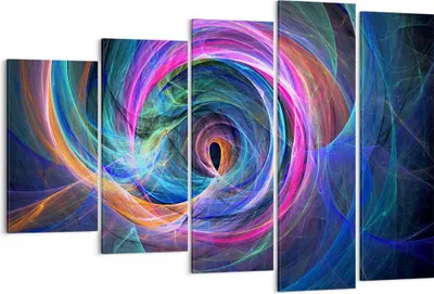 Produktbild von Bild auf Leinwand - Leinwandbild - Abstraktion modern - 150x100cm - Wand Bild - Wanddeko - Leinwanddruck - Bilder - Kunstdruck - Wanddekoration - Leinwand bilder - Wandkunst - EG150x100-3987