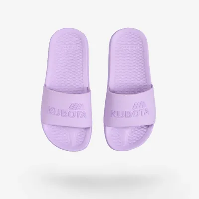 Produktbild von Kubota Badelatschen Damen "Basic Plain" Violett, 37