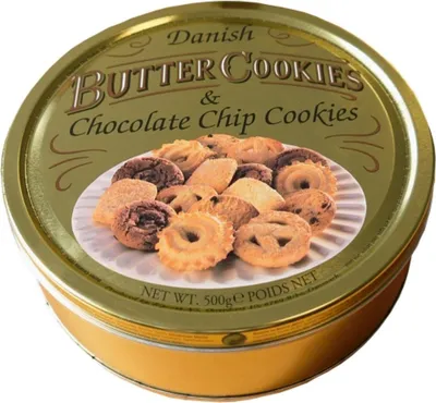 Image de Cookies au beurre danois & cookies aux pépites de chocolat