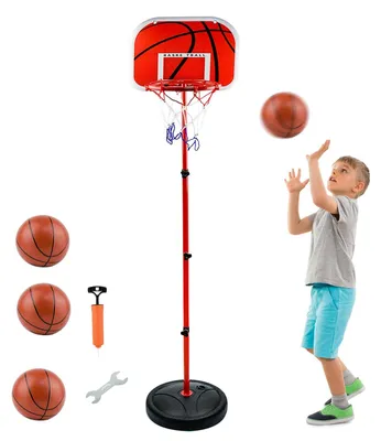 Obrázok produktu pre Omgoods - Nastaviteľný basketbalový kôš pre deti