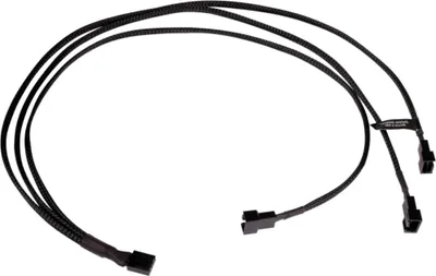 Zdjęcie produktu dla Alphacool 18681, Kabel rozgałęźnika RGB, Plastik, Czarny, 3-pin, 600 mm, 1 szt.