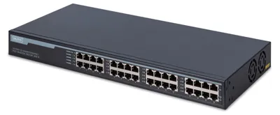 Zdjęcie produktu dla Injektor PoE adapter PoE - 16 portów - 30 W na port - 250 W łącznie - 10 Gbit/s - do szafy rack 19 cali