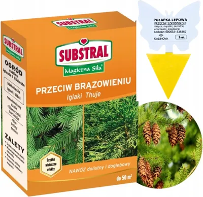 Produktbild von Düngemittel für Thuja - 1 kg - gegen Braunfärbung - schnell wirksam und leicht anwendbar