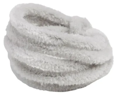 10 Chenille-Pfeifenreiniger, 1,2 m x 3 mm, weißgrau