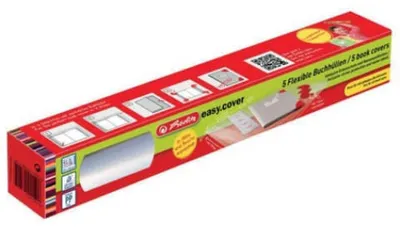 Image de Herlitz 50014743 Protège-livres max. 540 x 335 mm transparent 5 pièces adaptables