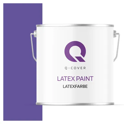 Produktbild von Latexfarbe  5 L Traube Innenfarbe Wandfarbe Deckenfarbe Klasse 3 Mattfarbe Scheuerfest Hohe Deckkraft