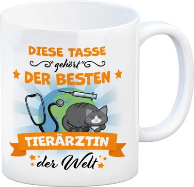 Produktbild von Beste Tierärztin der Welt Kaffeebecher