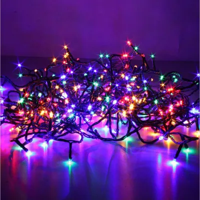 Zdjęcie produktu dla Lampki LED, 240 diod LED, kolorowe, 230V~, IP44, 8 funkcji, pamięć