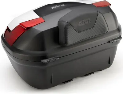 Productafbeelding van Givi rugleuning voor passagier, model E131S, zacht, zwart, geschikt voor B34 / B 47 / B360 / V40, zonder bagagebox
