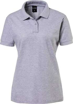 Produktbild von Damenpoloshirt Fb. heather grey Gr. XS : XS : silbergrau : 100% Baumwolle 180 g/m²