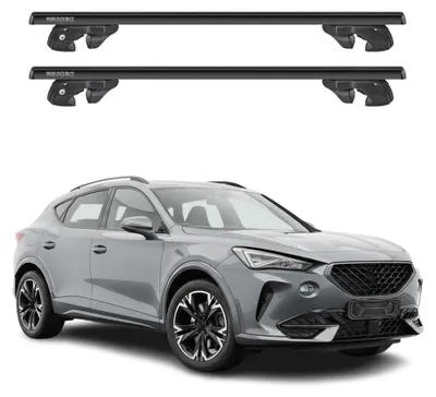 Produktbild von Dachträger Grundtäger für Cupra Formentor 2024-2026 Facelift Alu Schwarz 2x, KI-generiertes Bild