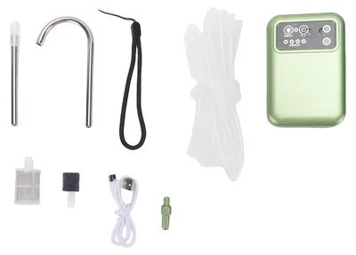 Obrázok produktu pre Elektrické vodné čerpadlo Kyslíkové čerpadlo Inteligentný infračervený senzor LED svetlo Prenosné USB dobíjateľné vodné čerpadlo pre vonkajšie rybárčenie a kempovanie