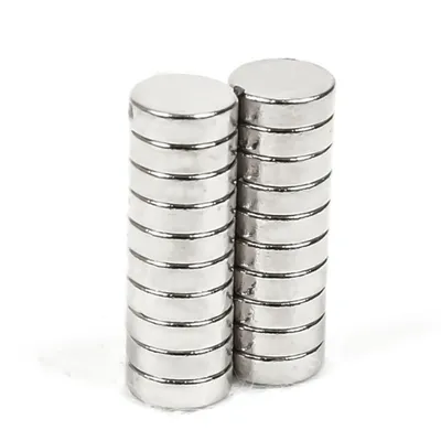Immagine prodotto di Magneti al neodimio, forma disco, 6 x 2 mm - confezione da 5 pezzi