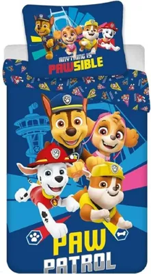 Produktbild von PAW Patrol Bettwäsche-Set Poly-Baumwolle 140x200 cm Bettbezug + 65x65 cm Kissenbezug