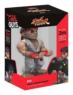 Produktbild von EXG Cable Guys - Street Fighter Ryu, Handy/Smartphone, Fernbedienung, Aktive Halterung, Drinnen, Beige, Schwarz, Rot, Weiß