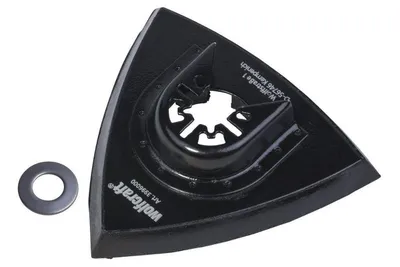 Zdjęcie produktu dla wolfcraft 1 trójkątna samoprzylepna płyta szlifierska