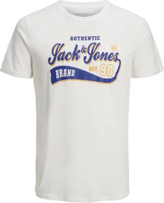 Produktbild von Jack & Jones Logo 2 Col Kurzarm-t-shirt Weiß XS Mann Weiß XS