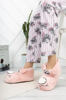 Immagine prodotto di Pantofole unisex Panduf in peluche rosa, taglia 36