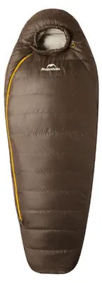 Productafbeelding van Donzen slaapzak Naturehike Snowbird, gevuld met eendendons, 1000 m, model CNK2550WS014 - Bruin