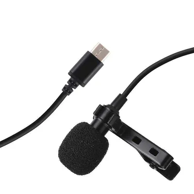 Image de Microphone Jack Pulzz avec Clip Pu425 1.5M Usb-C