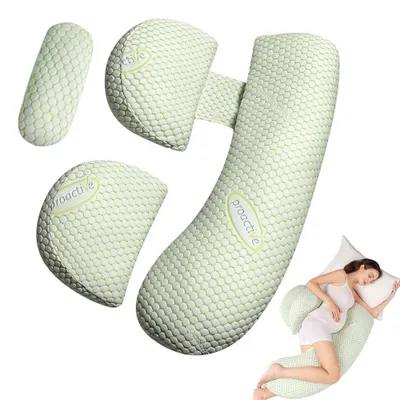 Productafbeelding van Ergonomisch Zwangerschapskussen met Verstelbare Hoes