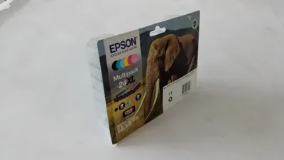 Produktbild von Epson Elephant Multipack 6-colours 24XL Claria Photo HD Ink, High (L) Yield, Schwarz, Cyan, Helle Cyan, Magenta, Helle Magenta, Gelb, 10 ml, 8,7 ml, 1 Stück(e), Multipack