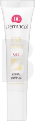 Produktbild von Dermacol Eye Gold Gel erfrischendes Augengel gegen Falten, Schwellungen und dunkle Ringe 15 ml