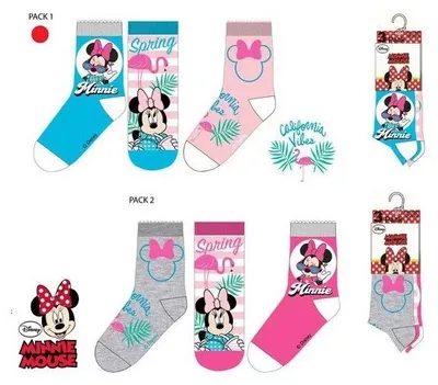 Obrázek produktu pro Javoli Dětské ponožky Disney Minnie vel. 23/26 3 páry