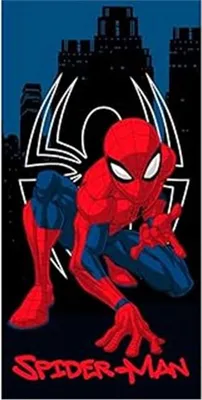 Produktbild von Spiderman Power Mikrofaser-Handtuch 70x140 cm Strandtuch Badetuch