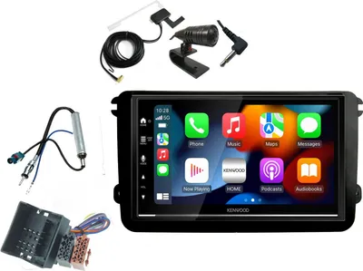 Produktbild von Kenwood Multimedia Receiver DAB Bt Bluetooth Apple Car Play Android Auto für VW Golf VI Plus