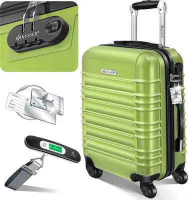 Produktbild von KESSER® Reisekoffer Hartschalen Koffer mit Zahlenschloss, Waage + Gepäckanhänger