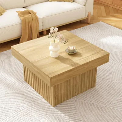 Produktbild von Couchtisch, Kaffee-Tisch mit Tischplatte,Sofatisch Robust und vielseitig, ideal für Wohnzimmer, Esszimmer und Büro