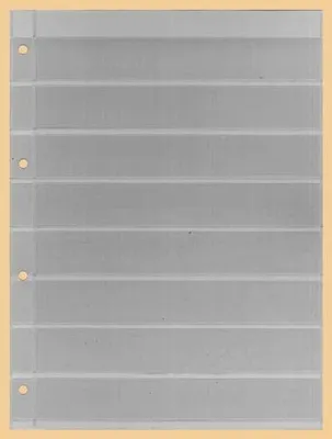 Produktbild von 10x KOBRA-Einsteckblatt, glasklar Nr. E18
