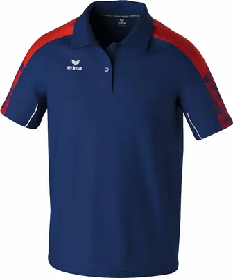 Produktbild von Erima Evo Star Poloshirt New Navy/Rot