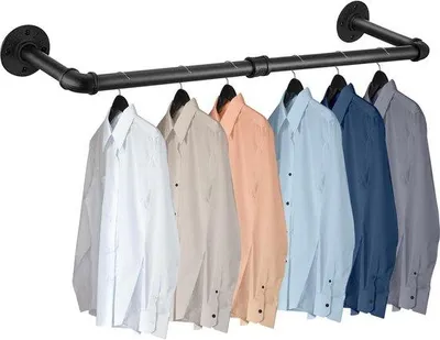 Imagen del producto de Estantería de metal resistente, de 90 cm, para montaje en pared, color