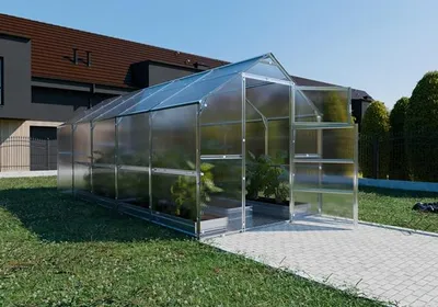 Gewächshaus KLASIKA BERNARD 2,35x5 m mit 4 mm Polycarbonat

